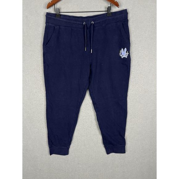 Psycho Bunny Other - Psycho Bunny Auguste Floral Patch Jogger, Style# FL25-MB0800015 Size XXL Blue
